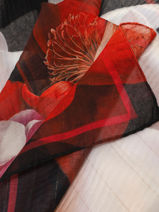 Foulard Desigual Zwart rosea 26WAWA17-vue-porte