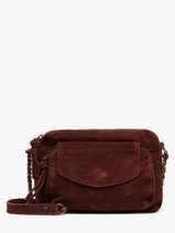 Sac Bandouli�re Naina Cuir Pieces Rouge naina 17100639