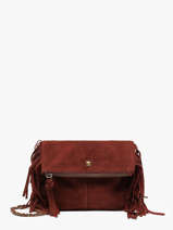 Sac Bandouli�re Aurora Cuir Pieces Rouge aurora 17166670