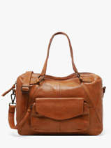 Shoppingtas Fatima Leder Pieces Bruin fatima 17090746
