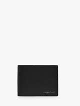 Portefeuille Cuir Valentino Noir karo VPPA7O15