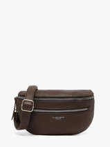 Sac Banane Flora & co Marron grained F8546