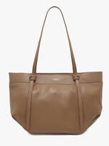 Schoudertas Grained Flora & co Beige grained F9984