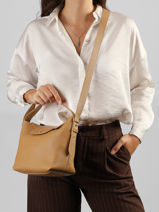 Longchamp Le cadence Handtas Beige-vue-porte