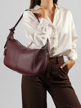 Schoudertas L Victoire Leder Lancel Violet victoire A13994-vue-porte