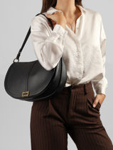 Schoudertas Celeste Leder Lancel Zwart celeste A14230-vue-porte