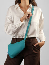 Cross Body Tas City Perle Leder Nathan baume Blauw n city N1811000-vue-porte