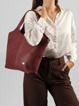 Schoudertas Prague Nubuck Leder Nathan baume Rood riverside 2NG-vue-porte