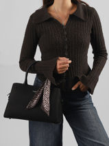 Sac Port� Main Essentiel David jones Noir essentiel CM8584-vue-porte