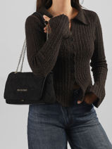 Cross Body Tas Ocarina Suede Valentino Zwart ocarina suede VBSA9B02-vue-porte