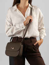 Cross Body Tas Penelope Leder Nathan baume Bruin odyssey 1-vue-porte