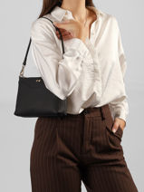 Cross Body Tas Ingrid Leder Nathan baume Zwart riviera 1-vue-porte