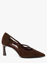 Escarpins � Talon En Cuir Tamaris Marron women 47