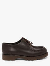 Derby Veterschoenen Uit Leder Kleman Bruin women ZA72107