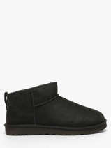 Classic Ultra Mini Boots Uit Leder Ugg Zwart men 1137391