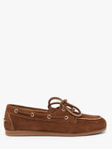 Bootschoenen Uit Leder Pavement Bruin women 24128347