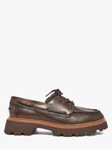 Derby Veterschoenen Uit Leder Tamaris Bruin women 47