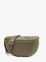 Sac Banane Cuir Milano Vert caviar CA21123O