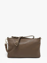 Sac Bandouli�re Caviar Cuir Milano Marron caviar CA26063