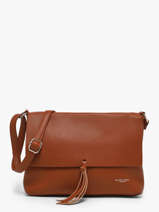 Cross Body Tas Grained Flora & co Bruin grained F8045