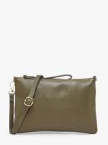 Cross Body Tas Caviar Leder Milano Groen caviar CA26064