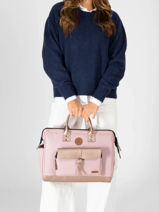 Porte Documents (main) Pc 14" Cabaia Rose adventurer V2-vue-porte