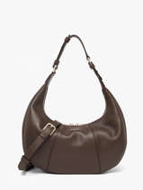 Cross Body Tas Juliette Leder Le tanneur Bruin juliette TJET1402