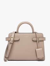 Sac � Main S Emilie Cuir Le tanneur Beige emily PB328670