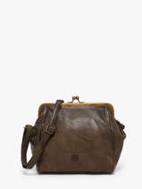 Sac Bandouli�re Heritage Cuir Biba Vert heritage BT22