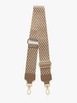 Schouderriem Milano Bruin caviar CA25ZZOB