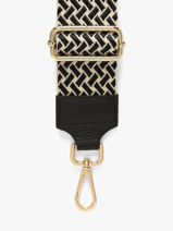 Bandouli�re De Sac Milano Noir caviar CA25ZZOB-vue-porte