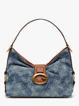 Sac Port� �paule Camden Coton Guess Bleu camden DB930818