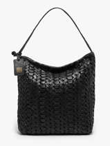 Schoudertas Heritage Leder Biba Zwart heritage ELK1L