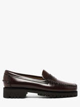 Mocassins En Cuir Sebago Marron women 7002IJ0