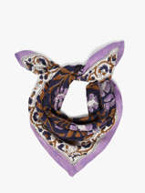 Petit Foulard N�115 50x50 Byzantine Noir foulard 115