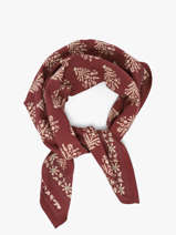 Grand Foulard Galati 100x100 Byzantine Rouge foulard GAL