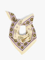 Petit Foulard Anastasia 50x50 Byzantine Beige foulard ANA
