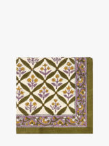 Foulard Byzantine Groen foulard ZEN-vue-porte