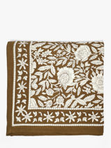 Foulard Byzantine Groen foulard ANT-vue-porte
