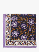 Foulard Byzantine Noir foulard 115-vue-porte