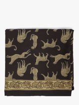 Foulard Byzantine Zwart foulard FAU-vue-porte