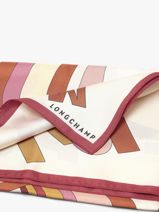 Longchamp Soie gots Etole Rose-vue-porte