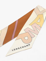 Longchamp Soie gots Etole Rose-vue-porte