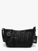 Cross Body Tas Heritage Leder Biba Zwart heritage ELK2L