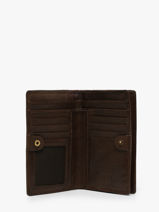Portefeuille Leder Biba Bruin heritage ELK3L-vue-porte