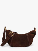 Sac Bandouli�re Heritage Cuir Biba Marron heritage NAW3L