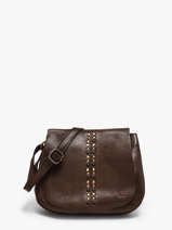 Cross Body Tas Heritage Leder Biba Bruin heritage HAK2L