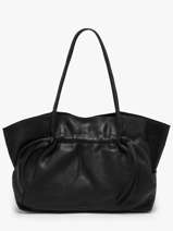 Sac Port� �paule Leather Cuir Biba Noir leather BUY1L