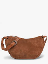 Sac Bandouli�re Leather Cuir Biba Marron leather LAA1L