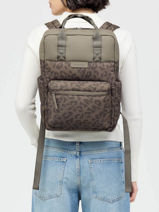 Sac � Dos Business 1 Compartiment + Pc 15" Kapten and son Marron cloud BERGENCL-vue-porte